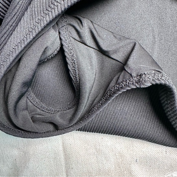 Andie Black Women L One Piece Swimsuit Cutout Bow Detail Removable pads & Straps - Picture 13 of 15